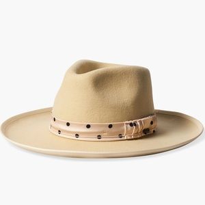 Brixton Reno Fedora Polka-Dot Sz M